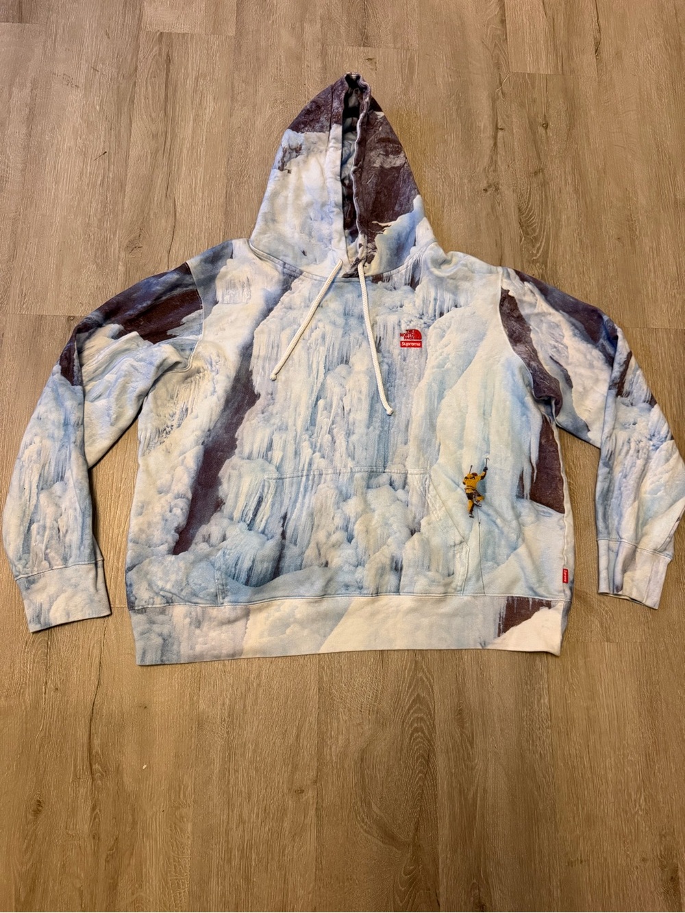 Supreme The North Face Ice Climb Hooded Sweatshirt Multicolor Sz Large